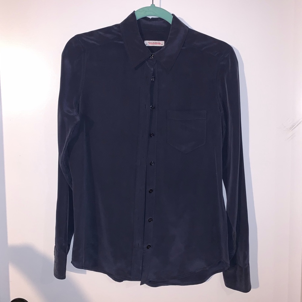 Equipment silk shirt